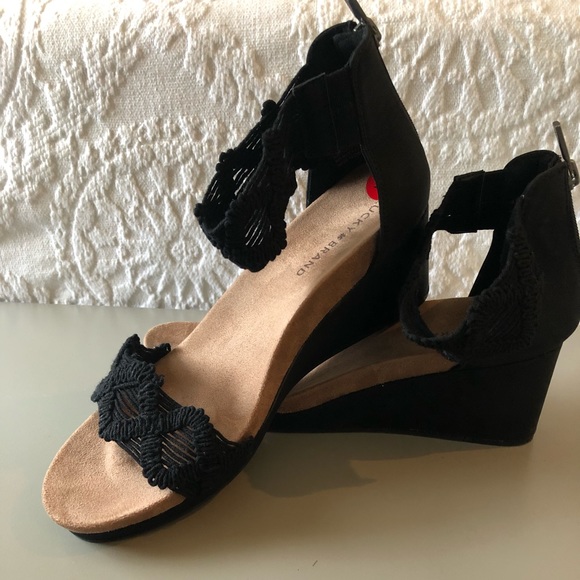 LUCKY BRAND Macramé Wedge - Picture 1 of 2